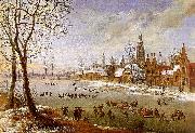 Daniel van Heil The Pleasures of Winter oil painting picture wholesale